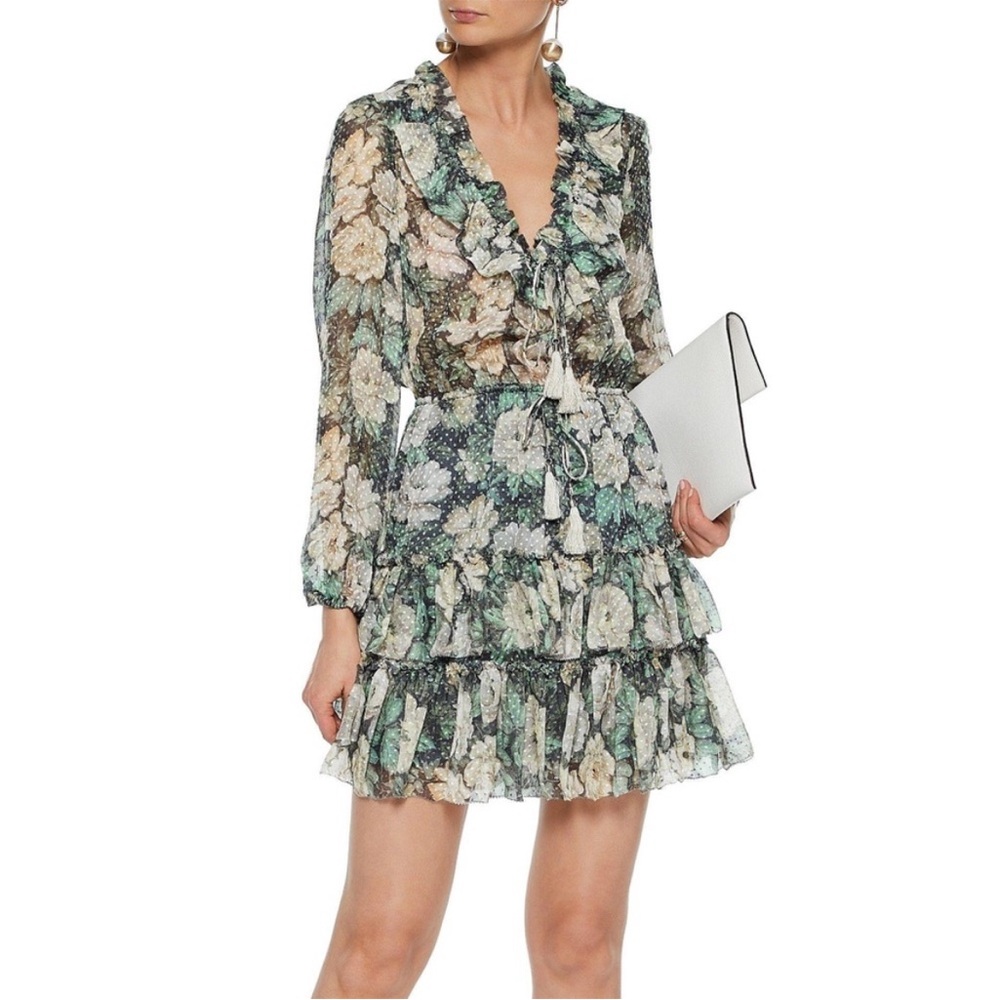 ZIMMERMANN Bowerbird Draw Frill Dress